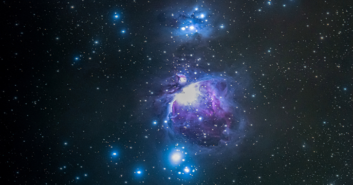 The Orion constellation 